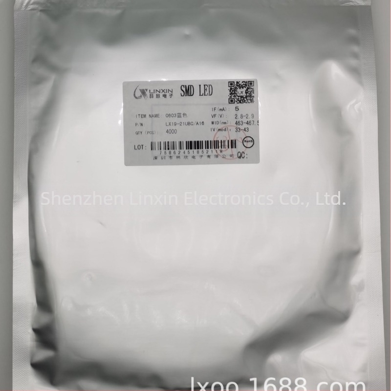 1206 oldalirányú sugárzású SMD LED-ek (1204) piros, sárga, zöld, narancs, kék, smaragdzöld, fehér