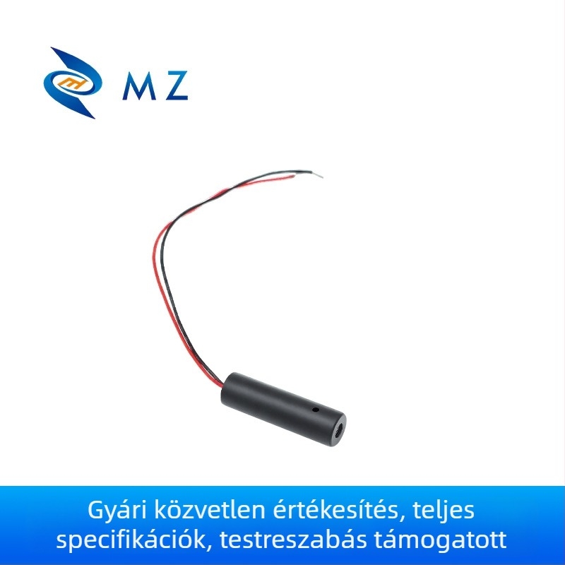 Magas stabilitású infravörös lézer modul, 850 nm, 1 mW, kompakt kivitel, pontos célzás és pozicionálás