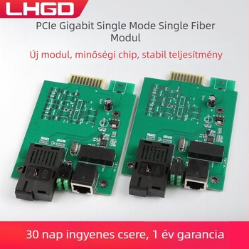 LHGD plug-in Gigabit egysávos optikai transceiver AB-end 16-slotos rackhez, 1 pár
