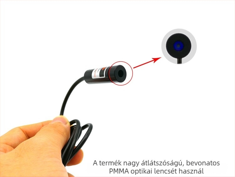 12 mm átmérőjű pontpozíciós fény, precíziós gépészeti berendezéshez, vörös lézerindikátor és pontlézer kibocsátó