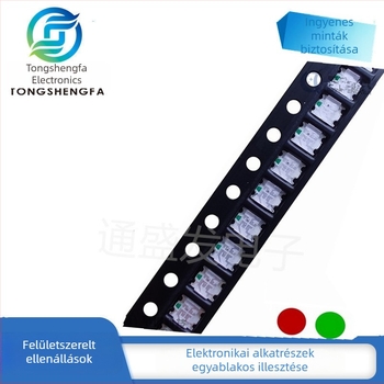 0805 kétszínű piros-zöld SMD LED, 3000 darab