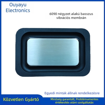 Ouya yuyin 6090/5890 Mélyhang-diaphragma, Négyzet alakú rezgőmembrán, Rozsdamentes acél, Passzív lemez