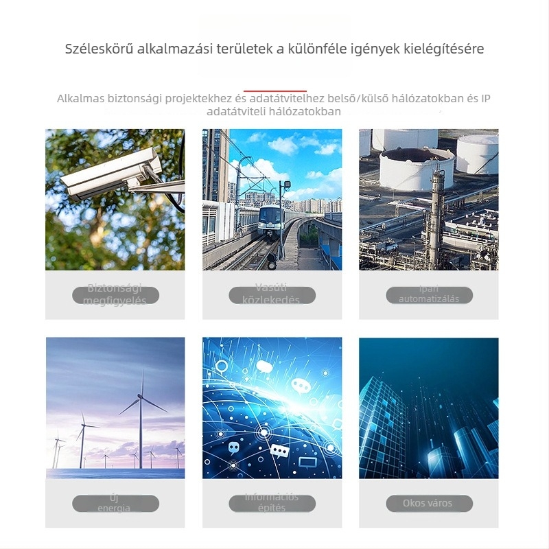 Új Gigabit SFP optoelektronikus transzceiver konverterrel, egy optikai és egy elektromos transzceiver