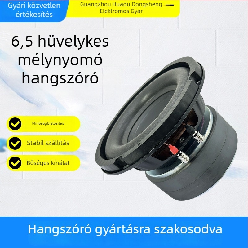 6,5 hüvelykes kültéri vízálló szubwoofer erős mágnessel és mély basszussal