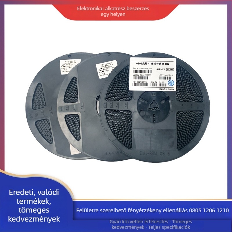 Fényérzékeny ellenállás 0805/1206/1210, arcfelismerő modul, fényvezérlő panel, infravörös emitter tranzisztor
