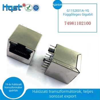 Gigabites függőleges RJ45 hálózati port HR935120A izoláló szűrő csatlakozó G1152EA01A