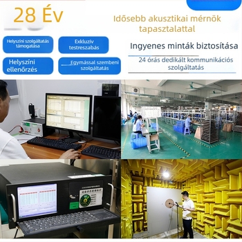 2516 oldalról szerelt hangszóró, 4 Ω, hangosközlő hangjelzéshez, intelligens kaputelefon, kompakt ház, kiváló hangminőség