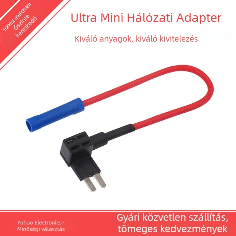 Autóbiztosítótartó hosszú lábú, ultra-kompakt