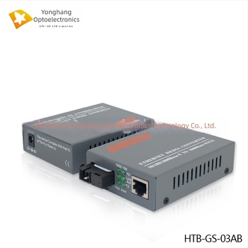 HTB-GS-03AB Hálózati optikai transzceiver, Gigabites optika, monomod, 1 pár