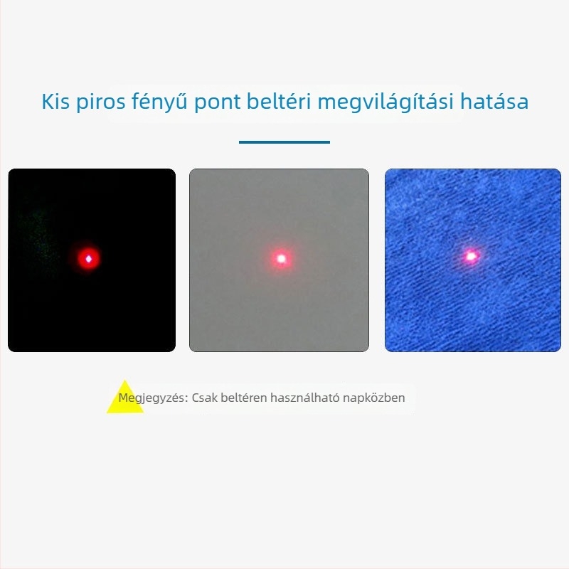 3-12 V-os vörös pont lézer-diódás modul kereszttel jelzőfénnyel, 650 nm, 5 mW