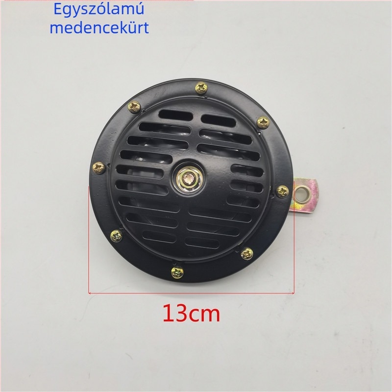 Egyhangú, nagy bögrés-szerű sziréna autókhoz és teherautókhoz, 12V/24V elektromos sziréna, mezőgazdasági járművekhez, autómodifikáció