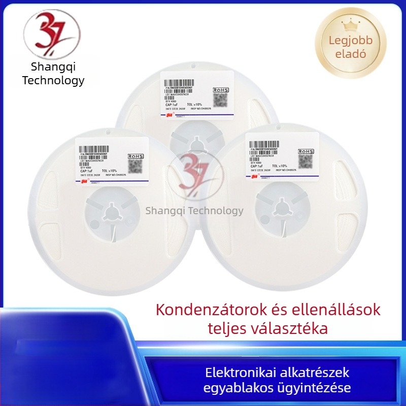 0805 106K 10µF X5R SMT kerámia kondenzátor, feszültség 10V/16V/25V/35V