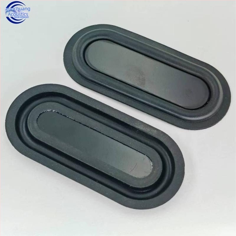 3270 Ovális rezgőmembrános passzív lemez Bluetooth hangszóróhoz és subwooferhez, gumírozott membrán