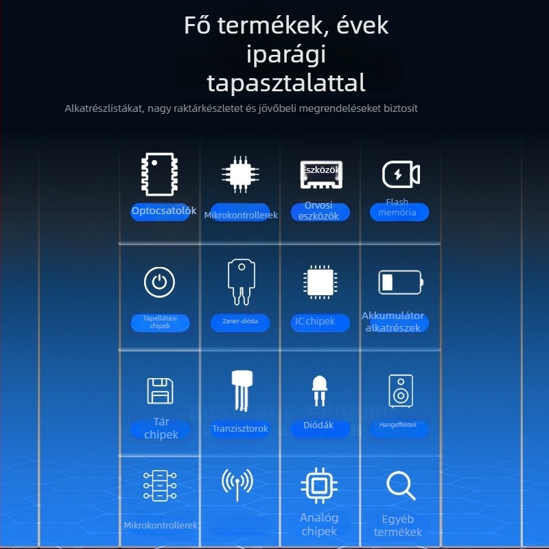 M058LDN LQFP-48 32‑bites mikrokontroller IC, felületre szerelt csomagban