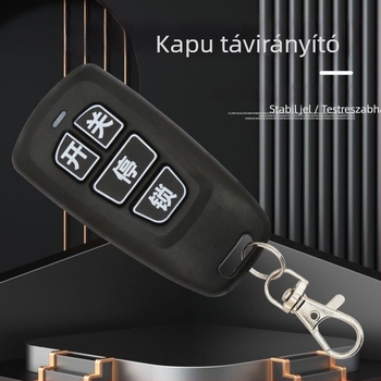 Qisheng elektromos ajtó távirányító másolata teleszkópos kapuhoz – kulcspár, 433/430 MHz
