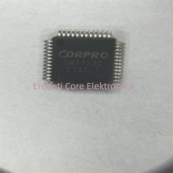 GM7123C videódekódoló chip LQFP-48 csomagban, órajel-frekvencia IC, integrált elektronikai alkatrész