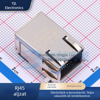 J3011G21DNL RJ45 Ethernet aljzat, 8P/8C, árnyékolt LED szűrőtranszformátorral