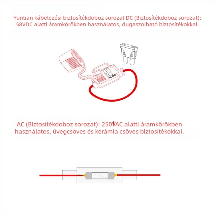 Egyedi autóbiztosíték-doboz PVC injekciós öntésű hosszú vezeték-köteg
