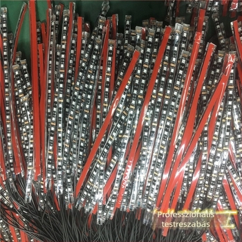 2835 LED-szalag, 5 m hosszú, 60 LED-del, bemenet 5V/4.5V/3.7V, távirányító, intelligens világítás