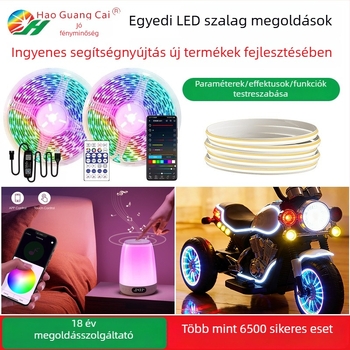 Egyedülálló LED-szalag megoldás testreszabható — 2835/5050 RGB szilikon rugalmas szalagok