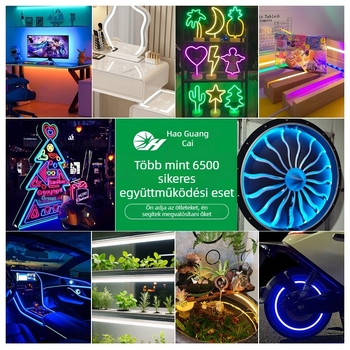 Egyedülálló LED-szalag megoldás testreszabható — 2835/5050 RGB szilikon rugalmas szalagok