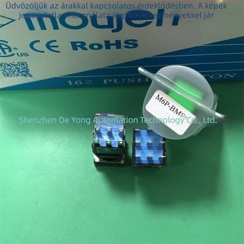MOUJEN M6P-BMS2-24EG gombkapcsoló és M6-2C választókapcsoló