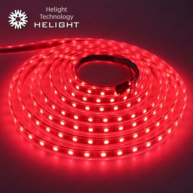 WS2811 Full-color 60 LED-es LED-szalag KTV dekorációhoz – hét színű futó víz effekt