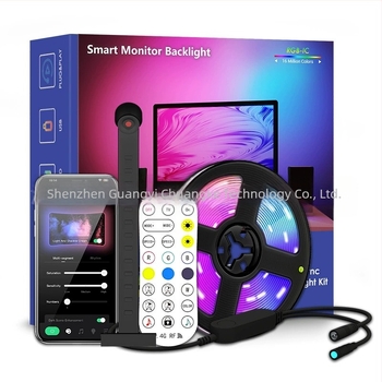 Intelligens LED TV háttérvilágítás, képernyő-szinkronizáció és Bluetooth-alkalmazás vezérlés