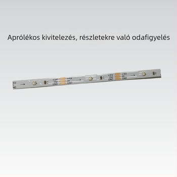WS2812 2020 RGB beépített színes LED-szalag, 30 LED, 5V, programozható világítás