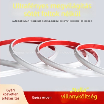 2026-os napelemes LED-szalag kültérre – vízálló, rendkívül fényes, kert és erkély
