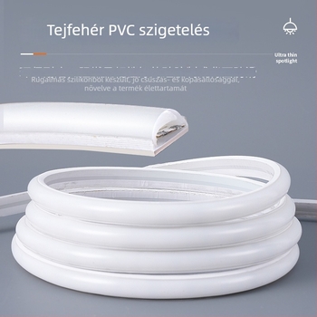 COB LED szalag 220V, vízálló, öntapadó, lineáris mennyezeti világítás, 240 LED-del, 180°-os sugárzás