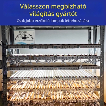 220V-os 90 fokos szekrényvilágítás LED-szalaggal, mozgásérzékelő