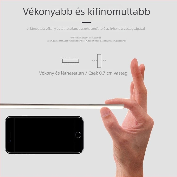 220V-os 90 fokos szekrényvilágítás LED-szalaggal, mozgásérzékelő