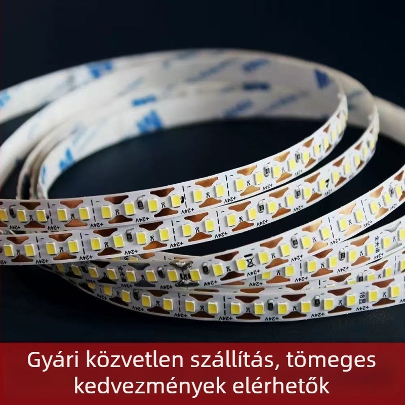 24V-os egyszínű LED-szalag, vágás bárhol, 120/180/192 LED