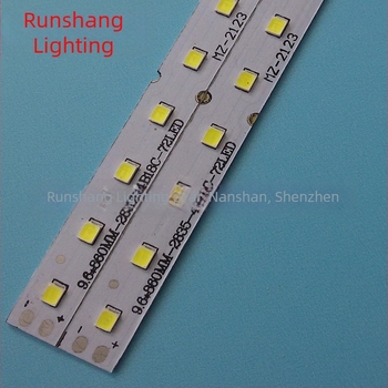 2835 SMD LED csík alumínium alapra szerelve T5/T8 lámpatestekhez, nagy fényerő