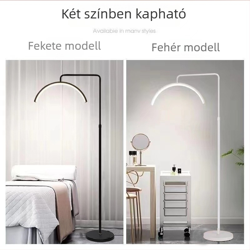 U alakú LED állólámpa szemvédelemre, manikűrhöz, szemöldök tetováláshoz és szempillák megvilágításához