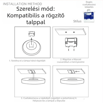 Ultra vékony kör alakú LED mennyezeti lámpa erkélyhez és folyosóhoz, belső és kültéri használatra, rovarálló, vízálló és porálló, rendkívül fényes