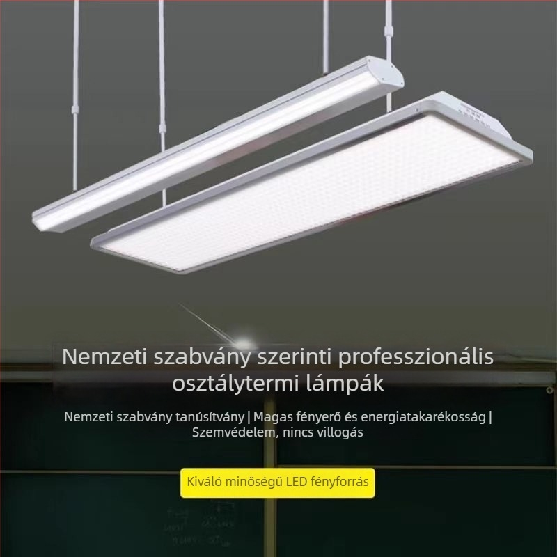LED szemvédő lineáris fény osztályterembe, hosszú sáv, IP65, 6500K, 220V