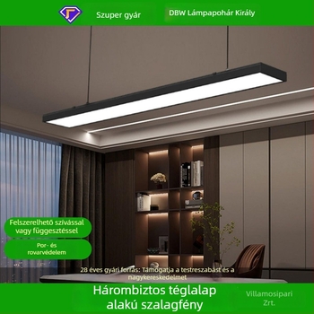 LED szalagvilágítás alumínium négyzetcsatornában irodai rácsos mennyezethez – kereskedelmi világítás