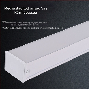 LED lineáris függőlámpa irodák és tantermek számára, magas fényerő, árnyékmentes
