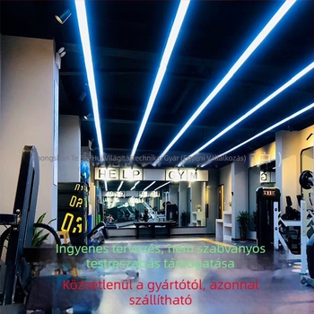 Moduláris hosszú LED függesztett lámpa játékterek, bevásárlóközpontok és táncstúdiók számára