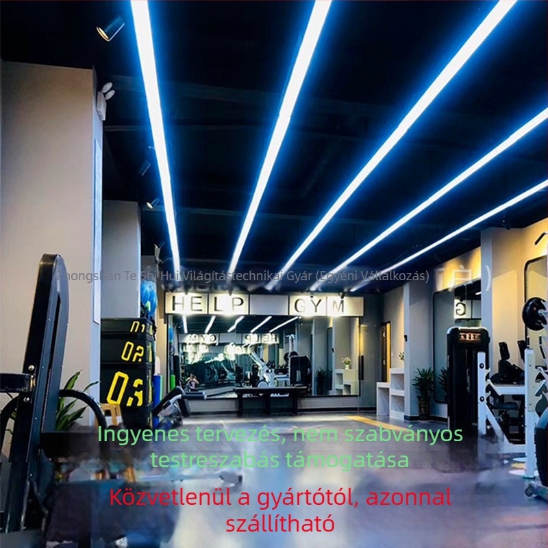 Moduláris hosszú LED függesztett lámpa játékterek, bevásárlóközpontok és táncstúdiók számára