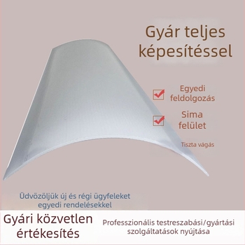 Tejfehér ívelt PC lámpabúra kiegészítőkkel, extrúziós-difúziós műanyag, testreszabható formázás.