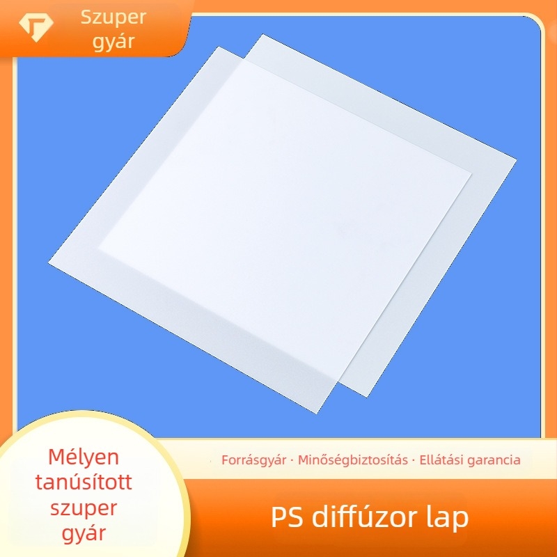 PS diffúziós lemez világításhoz, diffúziós lemez, minimalist nappali lámpa