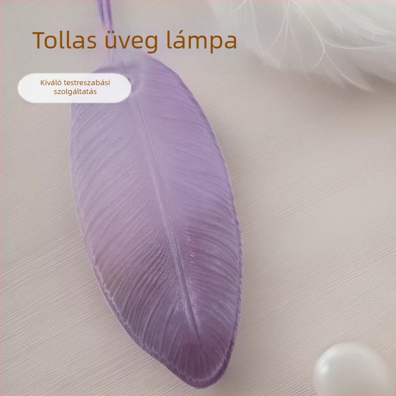 Tollas mintázatú üvegbúra a nappalira, üveg panelok étkező világításához