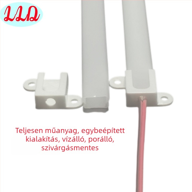 LED 12V merev LED-szalag ház PC átlátszó csővel