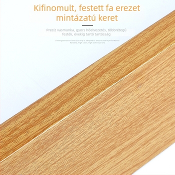 Fa textúrás irodai lineáris LED lámpa - fa mintás, függő LED csík, hosszú 118×18×4 cm, 28 LED, 4000 lm, 6000K/4000K, IP42, PF 0,7, 20 000 h, 3 éves garancia