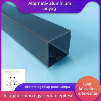 Műanyagból készült négyszögletes oszlopú LED-ház bútorokhoz, szekrényekhez és vitrinekhez