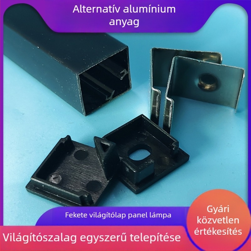 Műanyagból készült négyszögletes oszlopú LED-ház bútorokhoz, szekrényekhez és vitrinekhez