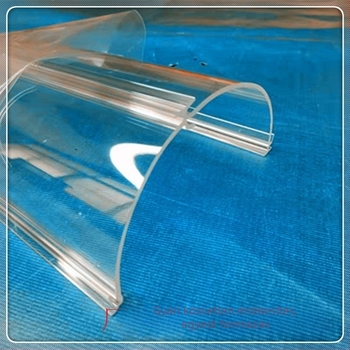 PMMA akrilcső LED lámpa házhoz és lámpaernyő kiegészítőkhöz, négyszögletes extrudálás, 1.0/2.0 mm, fehér tejfehér/átlátszó, 93% átlátszóság, IK08, UL-94V2